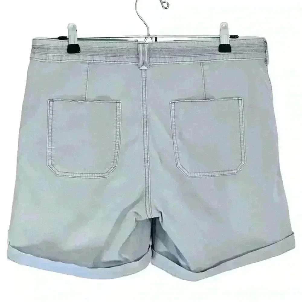 Anthropologie Hei Hei The Wanderer Shorts Cargo Utility | Light Gray | SZ 29 - Picture 3 of 12